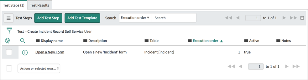 Creating Tests and Adding Test Steps | ServiceNow Developers