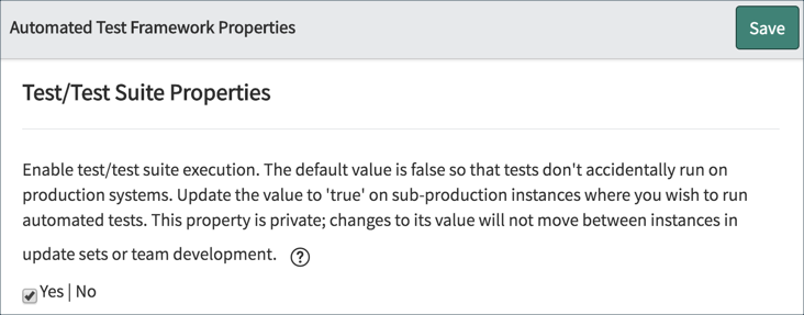 Exercise: Run Example Tests | ServiceNow Developers
