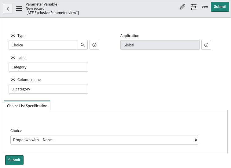 Creating Parameterized Tests | ServiceNow Developers