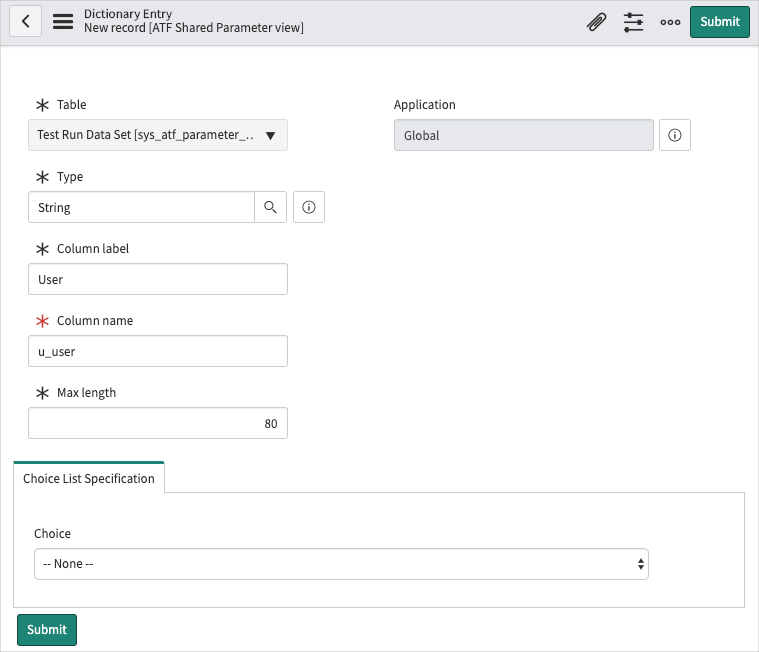 Creating Parameterized Tests | ServiceNow Developers