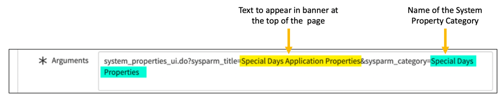 Create Application Properties Module | ServiceNow Developers