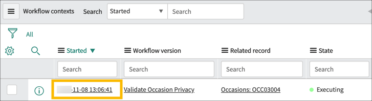 Workflow Contexts | ServiceNow Developers