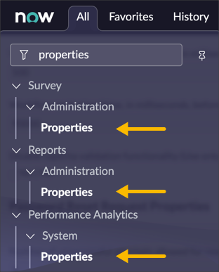 What Are Application Properties? | ServiceNow Developers