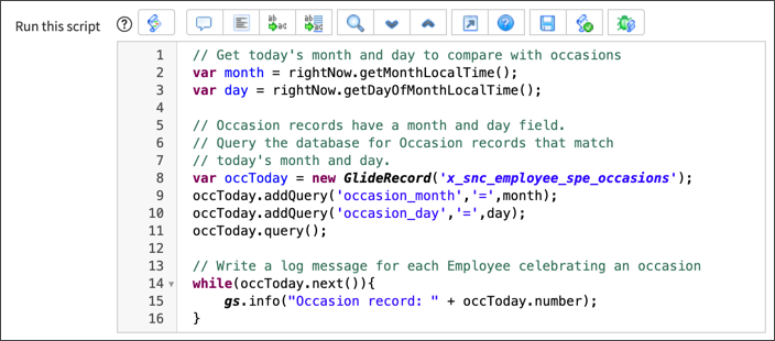 Scheduled Script Execution Scripts | ServiceNow Developers