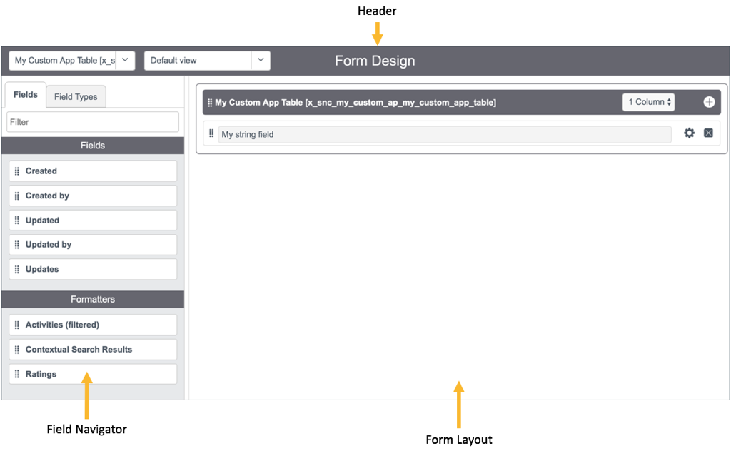 Servicenow Form Table Widget Adding Fields to a Table | ServiceNow Developers