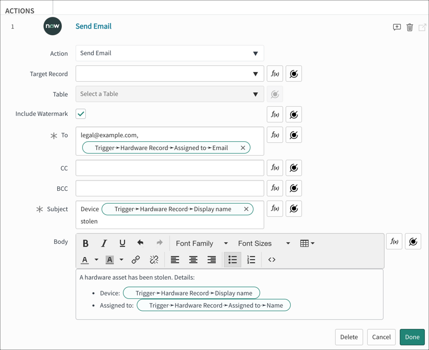 Adding Actions to a Flow | ServiceNow Developers