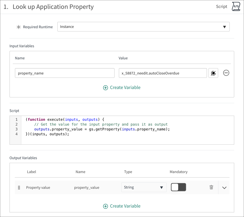 Servicenow Script Step Exercise: Create an Action | ServiceNow Developers