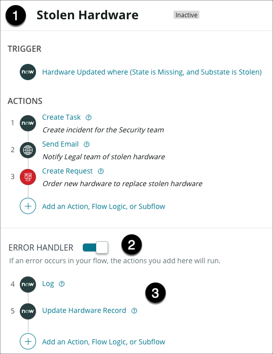 Using Error Handler | ServiceNow Developers