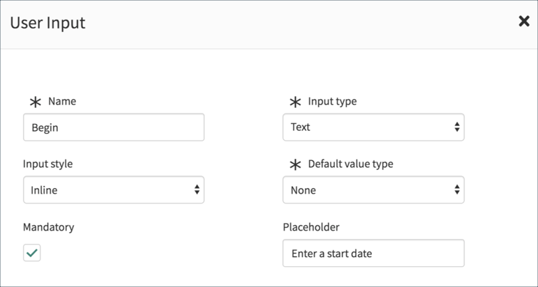 Servicenow Input Applet Parameters | ServiceNow Developers