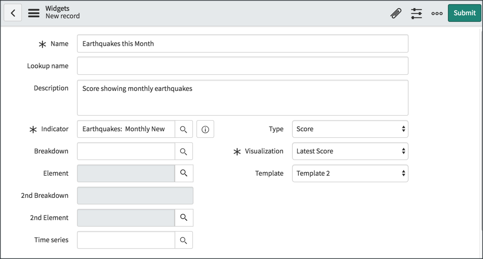 Text Widget Performance Analytics Configuring Performance Analytics Dashboard Widgets | ServiceNow Developers