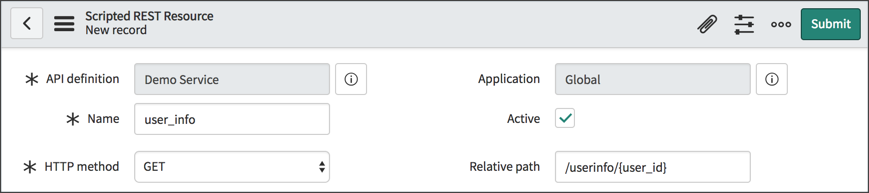 Scripted REST API Resources | ServiceNow Developers