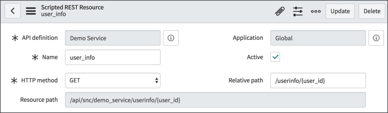 Scripted REST API Resources | ServiceNow Developers