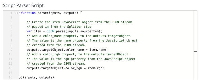 Parsing: Script Parser Step | ServiceNow Developers