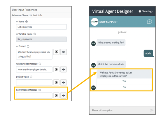 Servicenow Input Getting User Input | ServiceNow Developers